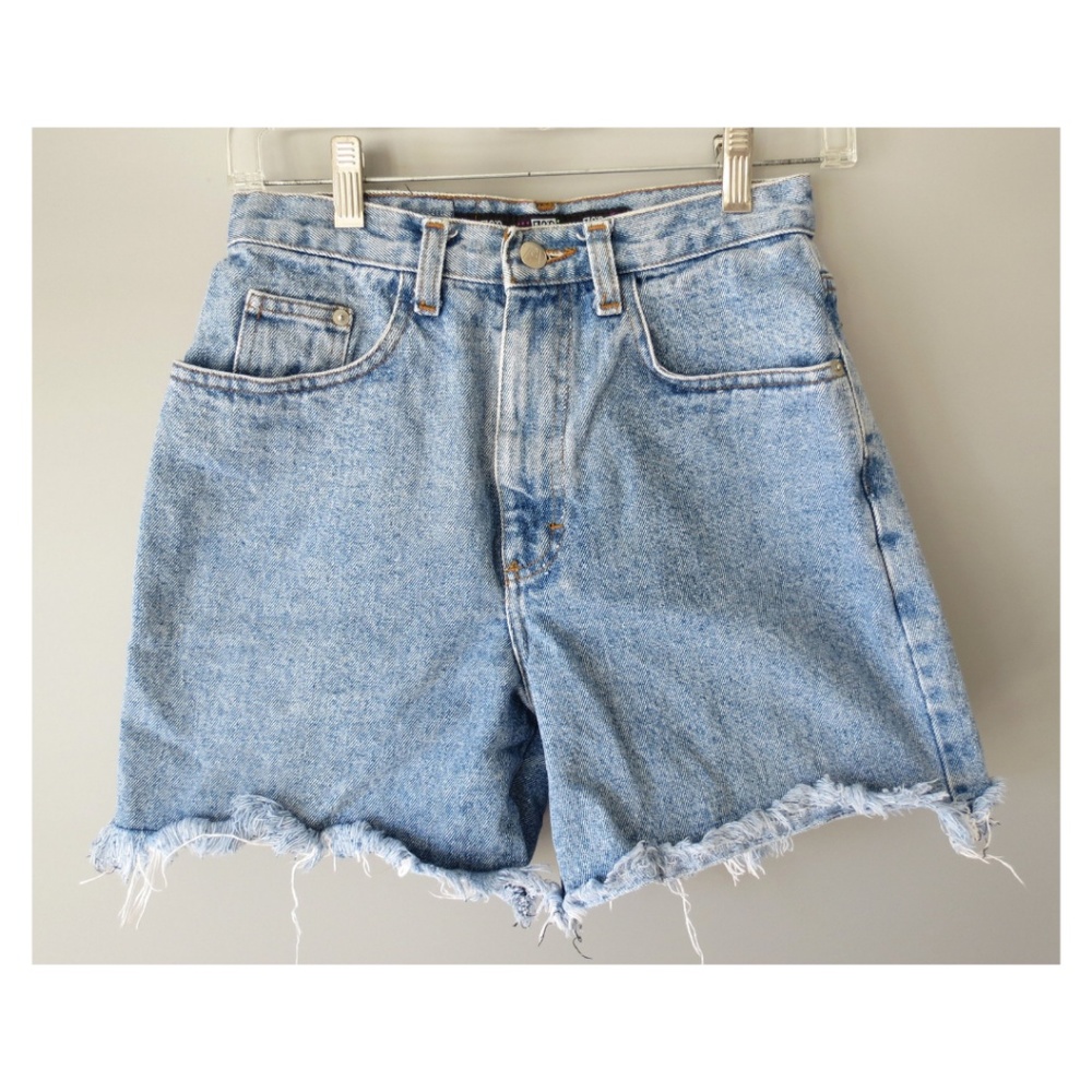 Vintage 90's Frayed Cut Off Denim Shorts